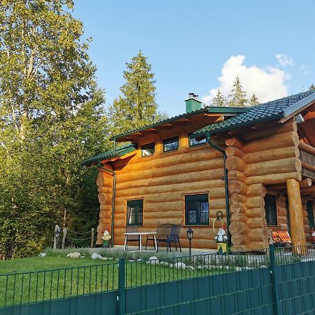 Ferienwohnungen Blockhaus - Zwergenhaeusl Grünau im Almtal エクステリア 写真