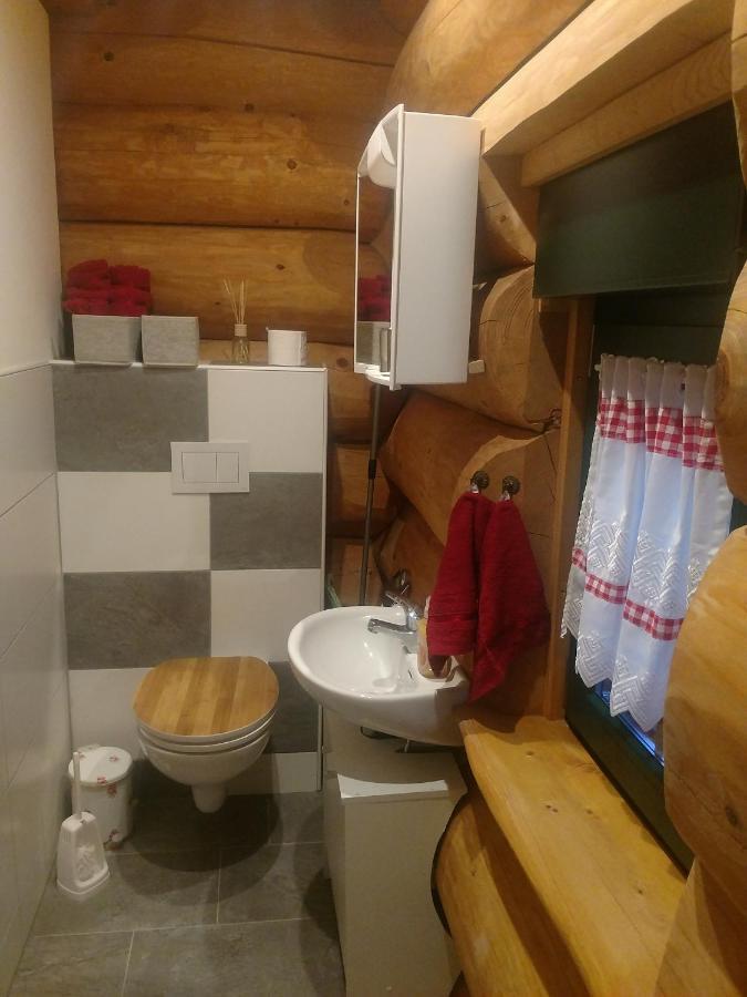 Ferienwohnungen Blockhaus - Zwergenhaeusl Grünau im Almtal エクステリア 写真